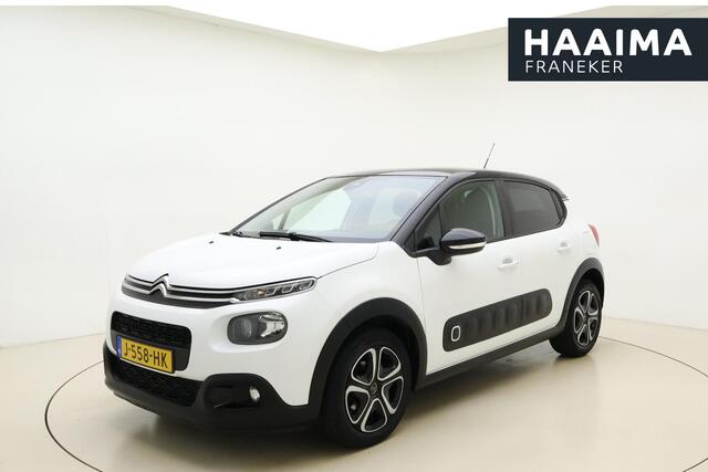 Citroen C3 1.2 PureTech Feel 81pk | Navigatie | Climate Control | Parkeersensoren Achter | Cruise Control | Zwart Dak | Weinig Kilometers | DAB Radio
