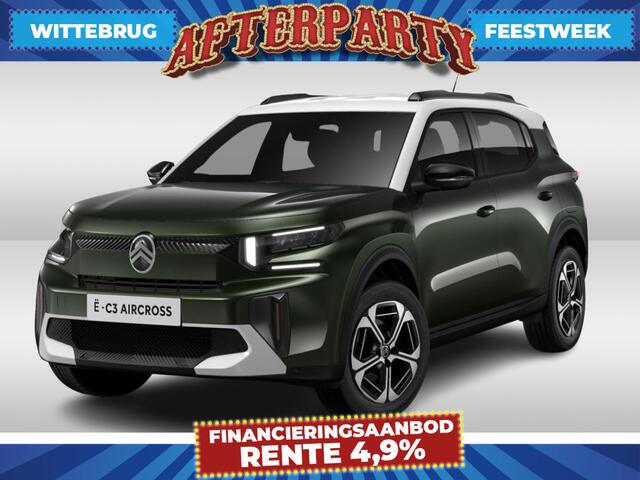 Citroen C3 E-C3 Aircross Max 113pk 44 kWh DIRECT LEVERBAAR - LAGE BIJTELLING - GRATIS WALLBOX