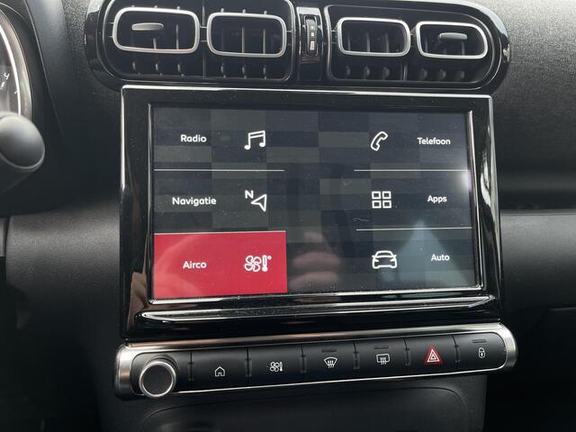 Citroen C3 Aircross 1.2 PureTech 17"/Camera/Keyless/Navigatie/Apple Carplay & Android Auto/Climate/Cruise/PDC v+a/Extra getint glas