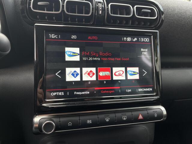 Citroen C3 Aircross 1.2 PureTech 17"/Camera/Keyless/Navigatie/Apple Carplay & Android Auto/Climate/Cruise/PDC v+a/Extra getint glas