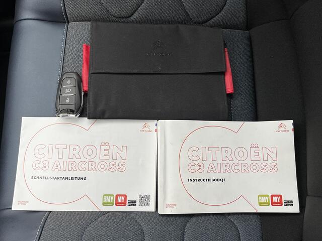 Citroen C3 Aircross 1.2 PureTech Shine Pack Automaat / Elektrisch Glazen Schuif- en Kanteldak / Stoelverwarming voor / Apple Carplay & Android Auto / Keyless Entry & Start / Cruise- en Climate Control / Navigatie full map / Verwarmde Voorruit