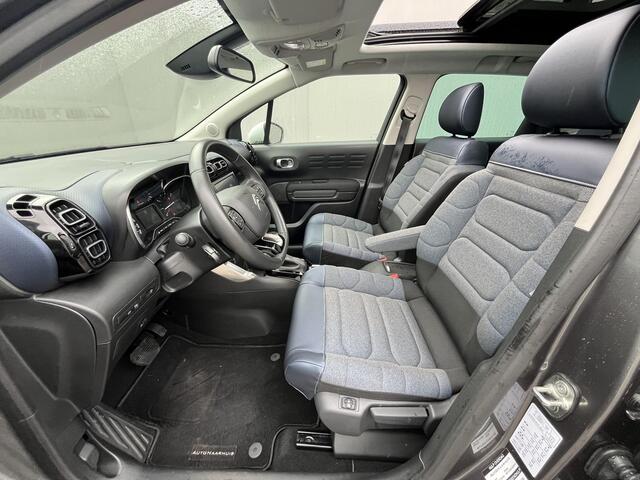 Citroen C3 Aircross 1.2 PureTech Shine Pack Automaat / Elektrisch Glazen Schuif- en Kanteldak / Stoelverwarming voor / Apple Carplay & Android Auto / Keyless Entry & Start / Cruise- en Climate Control / Navigatie full map / Verwarmde Voorruit