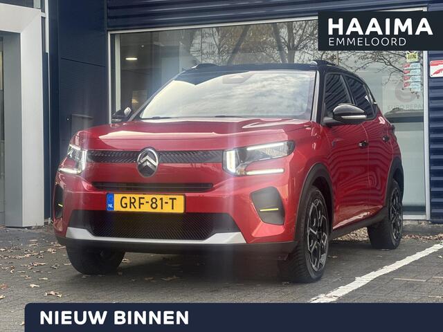 Citroen C3 Ë-C3 Max 113pk 44 kWh | Comfort Stoelen | Apple Carplay/Android Auto | Parkeercamera/-sensoren | Full LED | DAB | Cruise Control | Climate Control | Draadloze telefoonlader |