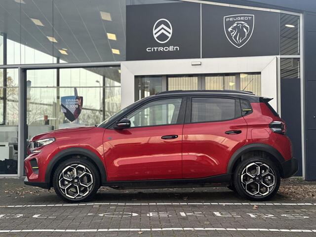 Citroen C3 Ë-C3 Max 113pk 44 kWh | Comfort Stoelen | Apple Carplay/Android Auto | Parkeercamera/-sensoren | Full LED | DAB | Cruise Control | Climate Control | Draadloze telefoonlader |