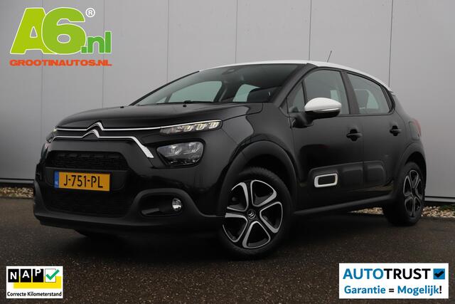 Citroen C3 1.2 PureTech Feel Carplay Android Navigatie Climate Cruise Control Rijstrooksensor Parkeersensor All-season banden!
