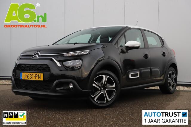 Citroen C3 1.2 PureTech Feel Navigatie Carplay Android Climate Cruise Control Rijstrooksensor Parkeersensor All-season banden!