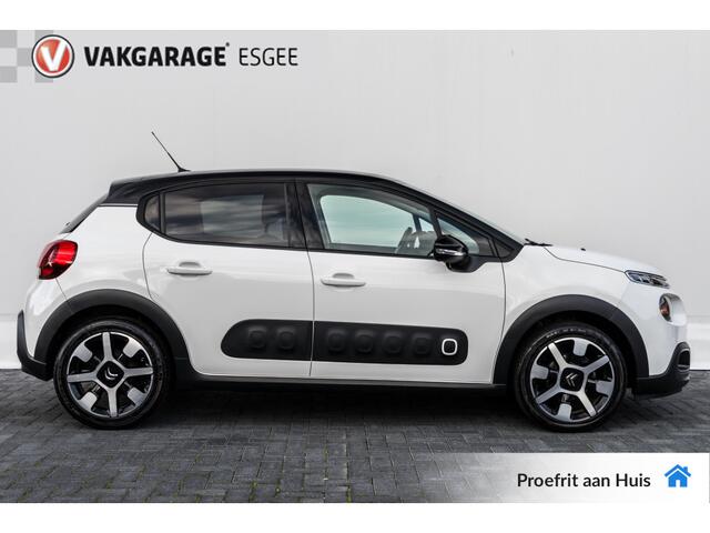 Citroen C3 1.2 PureTech S&S Shine | DB riem is Vervangen | Ned auto | Trekhaak | | Two Tone-kleur zwart dak | 16'' LMV | Pdc |