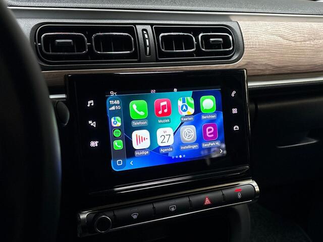 Citroen C3 1.2 PureTech Shine Automaat (APPLE CARPLAY, GROOT NAVI, CAMERA, GETINT GLAS, SPORTSTOELEN, LM VELGEN, KEYLESS, CRUISE, NIEUWE APK, NIEUWSTAAT)