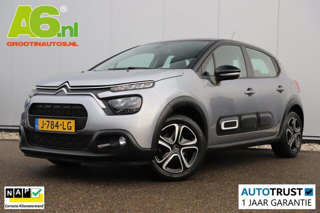 Citroen C3 1.2 PureTech Feel Navigatie Carplay Android Climate Cruise Control Rijstrooksensor Parkeersensor All-season banden!