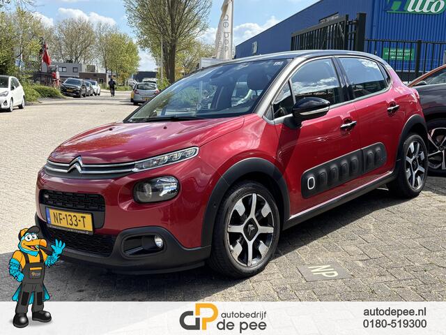 Citroen C3 1.2 PureTech Shine GARANTIE/CRUISE/CLIMA/CARPLAY/CAMERA/LICHTMETAAL/EL.RAMEN/KEYLESS rijklaarprijs!