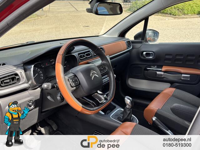Citroen C3 1.2 PureTech Shine GARANTIE/CRUISE/CLIMA/CARPLAY/CAMERA/LICHTMETAAL/EL.RAMEN/KEYLESS rijklaarprijs!