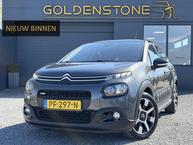 Citroen C3 1.2 PureTech S&S Shine 2e Eigenaar,Navi,Camera,Halfleder,110pk,Automaat,Pdc,Carplay,Clima,Cruise,D-riem vv in 2022,Lm velgen,N.A.P,Apk tot 08-2026