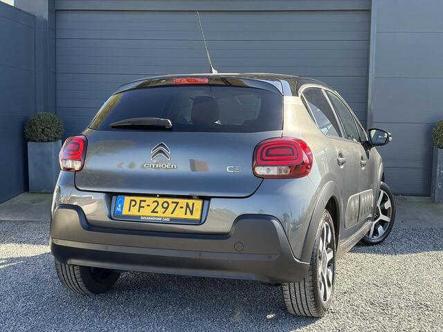 Citroen C3 1.2 PureTech S&S Shine 2e Eigenaar,Navi,Camera,Halfleder,110pk,Automaat,Pdc,Carplay,Clima,Cruise,D-riem vv in 2022,Lm velgen,N.A.P,Apk tot 08-2026