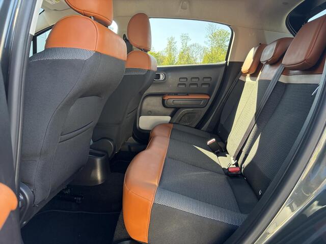 Citroen C3 1.2 PureTech S&S Shine 2e Eigenaar,Navi,Camera,Halfleder,110pk,Automaat,Pdc,Carplay,Clima,Cruise,D-riem vv in 2022,Lm velgen,N.A.P,Apk tot 08-2026