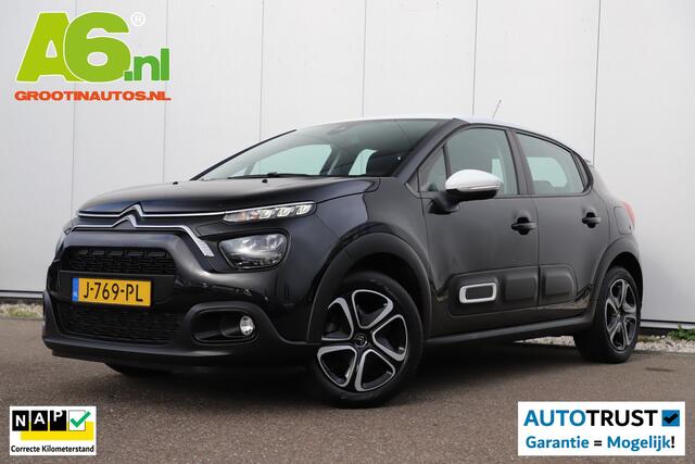 Citroen C3 1.2 PureTech Feel Carplay Android Navigatie Climate Cruise Control Rijstrooksensor Parkeersensor All-season banden!