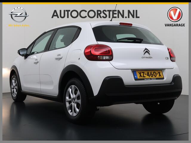 Citroen C3 1.2 Navi Apple Carplay Android MirrorLink PDC Connect LMv Ecc Cruise Elektr.Spiegels+Verwarmd SpoorAssist Regensensor Feel Tel. Apps Usb Isofix Elek.Ramen/Spiegels Lane Assist S&S Tech Feel Distributie bij 89.194 km vervangen! Slechts 40 euro per maand we