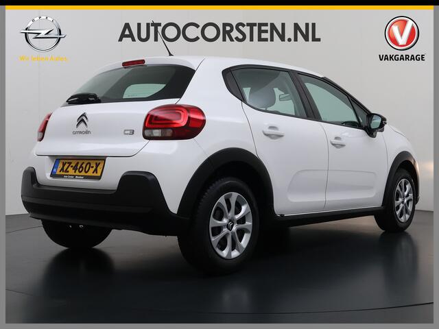 Citroen C3 1.2 Navi Apple Carplay Android MirrorLink PDC Connect LMv Ecc Cruise Elektr.Spiegels+Verwarmd SpoorAssist Regensensor Feel Tel. Apps Usb Isofix Elek.Ramen/Spiegels Lane Assist S&S Tech Feel Distributie bij 89.194 km vervangen! Slechts 40 euro per maand we