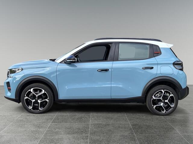 Citroen C3 Ë-C3 Plus 44kWh 113pk | 8 JAAR GARANTIE! | VERHOOGDE INSTAP | APPLE CARPLAY / ANDROID AUTO | TWO-TONE! | AIRCO | CRUISE CONTROL | ISOFIX | COMFORT RANGE |