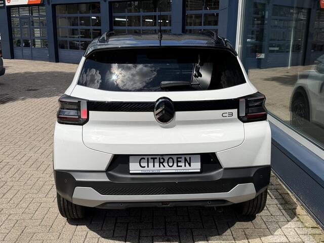 Citroen C3 1.2 Hybrid 110 PK Max | Automaat | Nieuwe Auto | Tot 8 Jaar Garantie | Advanced Comfort Stoelen | Navigatie | Full LED Verlichting | Navigatie | Camera | Hoge Zitpositie | Parkeersensoren | Hybride Rijden Zonder Stekker | Two-Tone | Lichtmetalen Velgen |