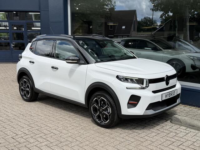 Citroen C3 1.2 Hybrid 110 PK Max | Automaat | Nieuwe Auto | Tot 8 Jaar Garantie | Advanced Comfort Stoelen | Navigatie | Full LED Verlichting | Navigatie | Camera | Hoge Zitpositie | Parkeersensoren | Hybride Rijden Zonder Stekker | Two-Tone | Lichtmetalen Velgen |