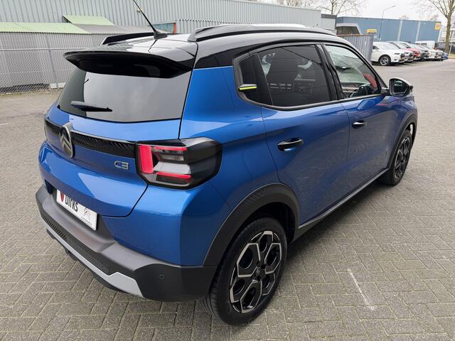 Citroen C3 100pk Max (Camera - LED - Automatische Airco - Navigatie - Apple Carplay - Draadloos laden - Lichtmetalen velgen 17" )