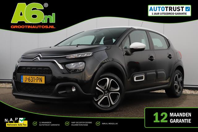 Citroen C3 1.2 PureTech Feel Navigatie Carplay Android Climate Cruise Control Rijstrooksensor Parkeersensor All-season banden!