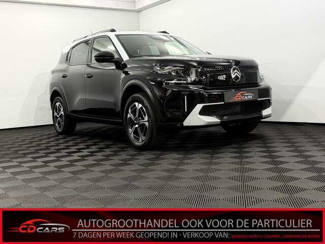 Citroen C3 Aircross 1.2 Hybrid 145pk Max Camera, Navi, Apple carplay, Rijstrook correctie, Cruise control adaptief, Lichtmetalen velgen