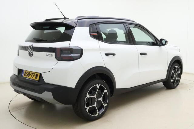 Citroen C3 Ë-C3 Plus 113pk Comfort Range 44 kWh | Parkeersensoren | Airco | Cruise control | Elek. voorramen | Apple carplay/Android auto | Rijstrook assistent | Verkeersbordherkenning |