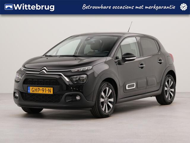 Citroen C3 1.2 PureTech Max | Apple Carplay | Navigatie | Achteruitrij camera | Parkeersensoren achter | Voorstoelen verwarmd | Connected services | Bluetooth | Cruise control | Armsteun bestuurdersstoel |