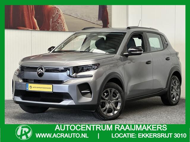 Citroen C3 1.2 TURBO PLUS 100PK NIEUW MODEL 2025 50 STUKS OP VOORRAAD !!! NAVIGATIE VIA APPLE CARPLAY/ANDROID CRUISE CONTROL AIRCO BLUETOOTH TELEFOON RIJSTROOKSENSOREN PDC ZEER MOOI !!