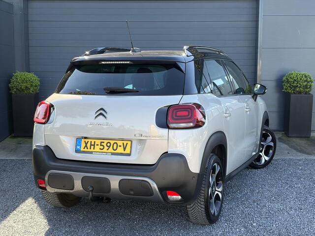 Citroen C3 Aircross 1.2 PureTech S&S Shine ?D-riem vv in 2025?Dealer Onderhouden?Camera?Trekhaak?Keyless?2e Eigenaar?Draadloze telefoonlader?Head-up Display?Carplay?Navi?Clima?Cruise?Pdc V+A?Rijstrooksensor?Dodehoeksensor?110pk?17'' Lm velgen?N.A.P?Apk tot 01-2027