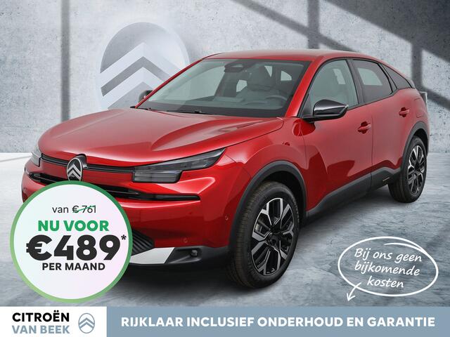 Citroen C4 Hybrid 136 PK Automaat Max | Private Lease 36 mnd 10.000 p.j. ¤489,- | Adaptive Cruise Control | Camera voor + achter |
