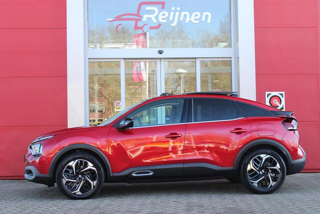 Citroen C4 1.2 130PK AUTOMAAT MAX | HEAD UP DISPLAY | KEYLESS ENTRY/START | FULL LED KOPLAMPEN | LEDEREN BEKLEDING | MASSAGE STOELEN | ELEKTRISCH BEDIENBARE BESTUURDERSSTOEL | ACHTERUITRIJ CAMERA | NAVIGATIE | DRAADLOZE APPLE CARPLAY/ANDROID AUTO | PANORAMISCH SCHUI