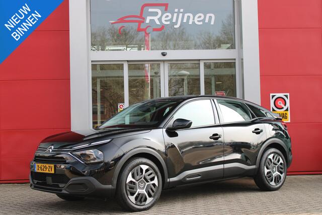 Citroen C4 1.2 130PK YOU | DRAADLOZE APPLE CARPLAY/ANDROID AUTO | CRUISE CONTROL | ACHTERUITRIJ CAMERA | DAB+ RADIO | CLIMATE CONTROL | REGEN/LICHT SENSOR | LANE ASSIST |