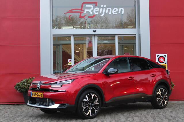 Citroen C4 1.2 Hybrid 145PK MAX | HEAD UP DISPLAY | CAMERA VOOR + ACHTER | NAVIGATIE | DRAADLOZE TELEFOONLADER | FULL LED KOPLAMPEN | DRAADLOZE APPLE CARPLAY/ANDROID AUTO | STOEL/STUUR/VOORRUIT VERWARMING | 18" LICHTMETALEN VELGEN | ADAPTIVE CRUISE CONTROL | CLIMATE