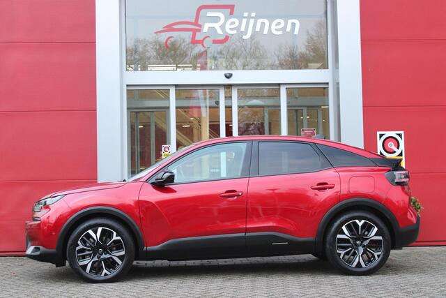 Citroen C4 1.2 Hybrid 145PK MAX | HEAD UP DISPLAY | CAMERA VOOR + ACHTER | NAVIGATIE | DRAADLOZE TELEFOONLADER | FULL LED KOPLAMPEN | DRAADLOZE APPLE CARPLAY/ANDROID AUTO | STOEL/STUUR/VOORRUIT VERWARMING | 18" LICHTMETALEN VELGEN | ADAPTIVE CRUISE CONTROL | CLIMATE