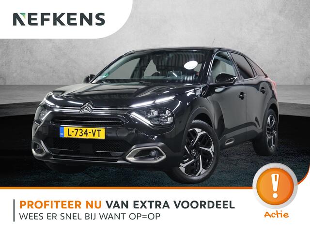Citroen C4 1.2 130PK Feel Edition | Head-Up Display | Cruise Control | Camera | Keyless | DAB Radio | AppleCarPlay/AndroidAuto | LED | Lederen/Stoffenbekleding | Isofix | Privacy Glass | LM Velgen |