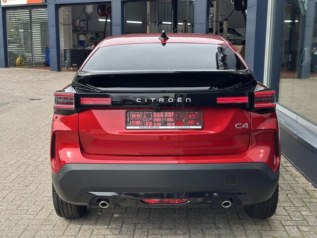 Citroen C4 1.2 Hybrid 145 PK Max | Automaat Hybride | Meest complete uitvoering | Slechts 4.500 KM | Navigatie | LED Verlichting | Camera | Adaptieve Cruise Control | Climate Control | Comfortstoelen | Digitaal Dashboard | Apple Carplay & Android Auto | DAB+ Radio |