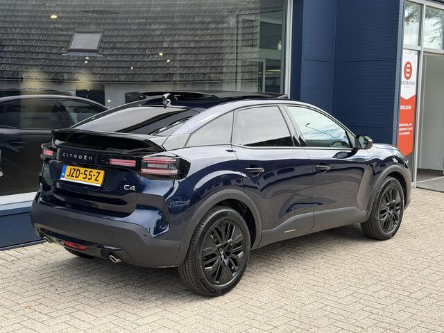Citroen C4 1.2 Hybrid 145pk Max | Tot 8 jaar Garantie | Panorama Schuif-Kanteldak | Alcantara Massage Stoelen | Slechts 3500 KM | 360 Graden Camera | Navigatie | LED Verlichting | Camera | Adaptieve Cruise Control | Climate Control | Digitaal Dashboard | Apple Carplay & Android Auto | DAB+ Radio |
