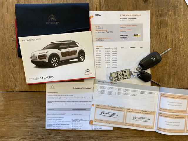 Citroen C4 CACTUS 1.2 PureTech Business 67Dkm.NAP, AUTOMAAT, Navi, CC, PDC & CAM, nw. APK - Inruil Mogelijk -