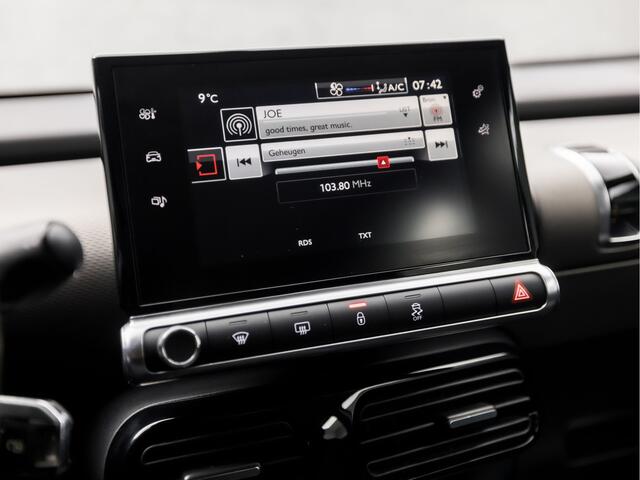 Citroen C4 CACTUS 1.2 PureTech Shine Sport Automaat (CAMERA, CLIMATE, STOELVERWARMING, PARKEERSENSOREN, CRUISE, SPORTSTOELEN, DIGITAL COCKPIT, ELEK RAMEN, NIEUWSTAAT)