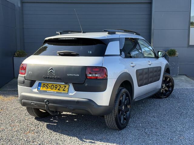 Citroen C4 CACTUS 1.2 PureTech Shine Automaat,110pk,Dealer Onderhouden,Trekhaak,Distributie vv 2023,Navi,Clima,Cruise,Pdc,Lm velgen,Nieuwe Apk bij Aflevering