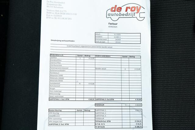 Citroen C4 CACTUS 1.2 Business | 17 inch | Trekhaak | Getint Glas | Climate Control