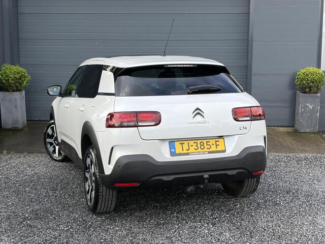 Citroen C4 CACTUS 1.2 PureTech Shine 131pk,6 Bak,D-riem vv in 204,Pano,Trekhaak,Camera,Navi,Dodehoek,Keyless,Clima,Cruise,N.A.P,Recent beurt gehad,Pdc V+A,Lm velgen,Apk tot 06-2027