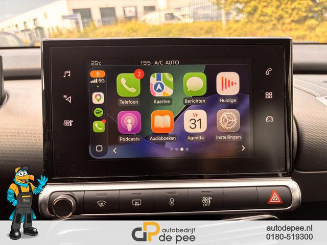 Citroen C4 CACTUS 1.2 PureTech Shine GARANTIE/PARELMOER/CRUISE/CLIMA/CARPLAY/CAMERA/SENS. V+A/TREKHAAK rijklaarprijs!