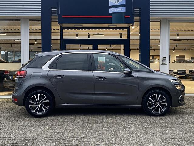 Citroen C4 PICASSO 1.6 BlueHDI Shine / Automaat / NL-Auto / 1e-Eigenaar / Dealer-Onderhouden / Massage-Stoelen / Adaptieve Cruise-Control / Climate-Control / Trekhaak / 360°-Camera / Apple-Carplay & Android-Auto / Keyless / Elektr.-Achterklep / Armsteun-Voor / DAB Radio-Blu