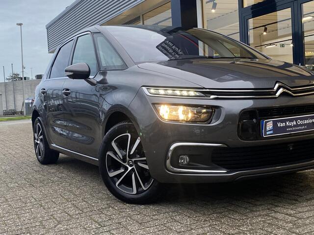 Citroen C4 PICASSO 1.6 BlueHDI Shine / Automaat / NL-Auto / 1e-Eigenaar / Dealer-Onderhouden / Massage-Stoelen / Adaptieve Cruise-Control / Climate-Control / Trekhaak / 360°-Camera / Apple-Carplay & Android-Auto / Keyless / Elektr.-Achterklep / Armsteun-Voor / DAB Radio-Blu