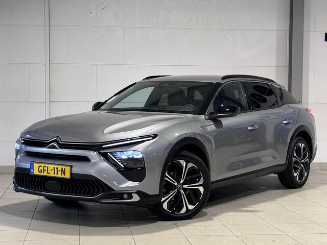 Citroen C5 X Shine 1.2 PureTech 130pk EAT8 AUTOMAAT | NAVI | LEDER | DAKRAILS | ADAPTIVE CRUISE | KEYLESS | CAMERA | 19" LM-VELGEN | STOEL + STUUR + VOORRUITVERW. | CLIMA