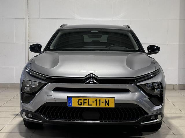 Citroen C5 X Shine 1.2 PureTech 130pk EAT8 AUTOMAAT | NAVI | LEDER | DAKRAILS | ADAPTIVE CRUISE | KEYLESS | CAMERA | 19" LM-VELGEN | STOEL + STUUR + VOORRUITVERW. | CLIMA