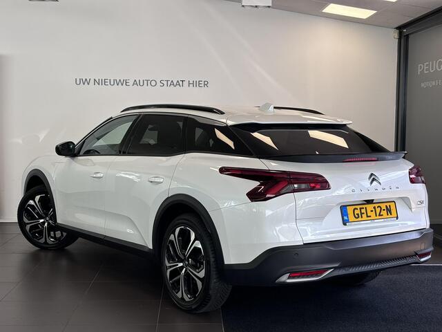 Citroen C5 X Shine 1.2 PureTech 130pk EAT8 AUTOMAAT | NAVI | LEDER | DAKRAILS | ADAPTIVE CRUISE | KEYLESS | CAMERA | 19" LM-VELGEN | STOEL + STUUR + VOORRUITVERW. | CLIMA |